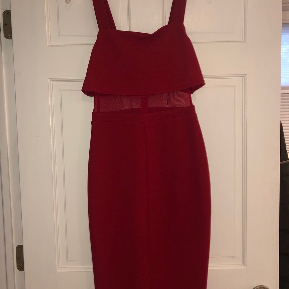 Red dress